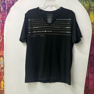 Guess Black Stripe T-Shirt